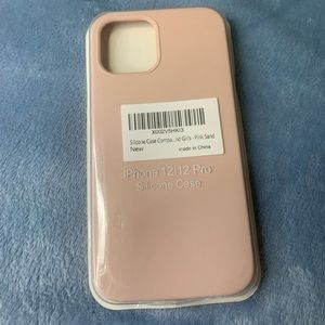 ✨iPhone 12 Pro pink sand cover✨